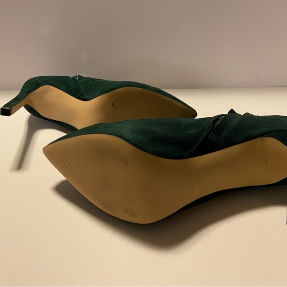 Dark Green Ninewest Bootie Size 11 - Picture 6 of 12